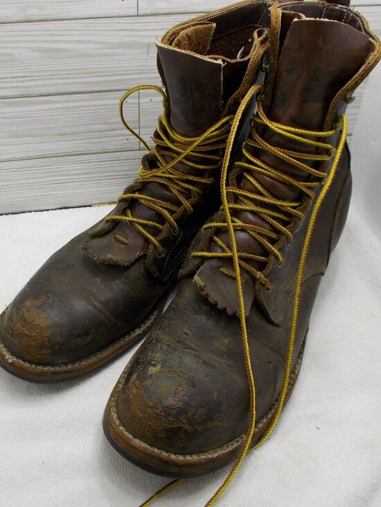 Drew\'s Boots Steel Toe Lace Up Work Boots Size 13 main image 6